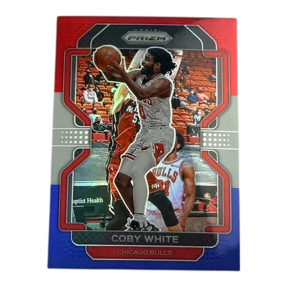 2021 Panini Prizm Coby White Chicago Bulls Basketball Card‎ No 143